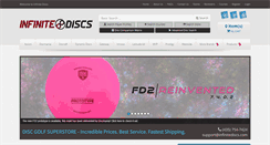 Desktop Screenshot of infinitediscs.com